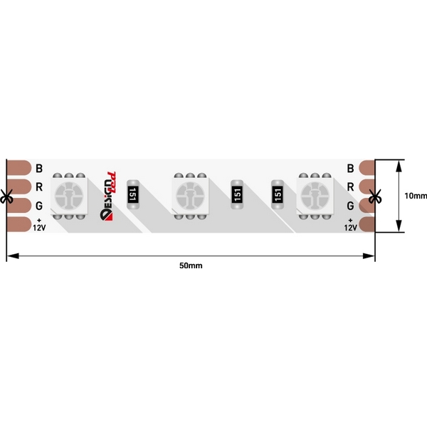 

Светодиодная лента DesignLed Lux DSG560-12-RGB-33 (5 шт.), Lux DSG560-12-RGB-33
