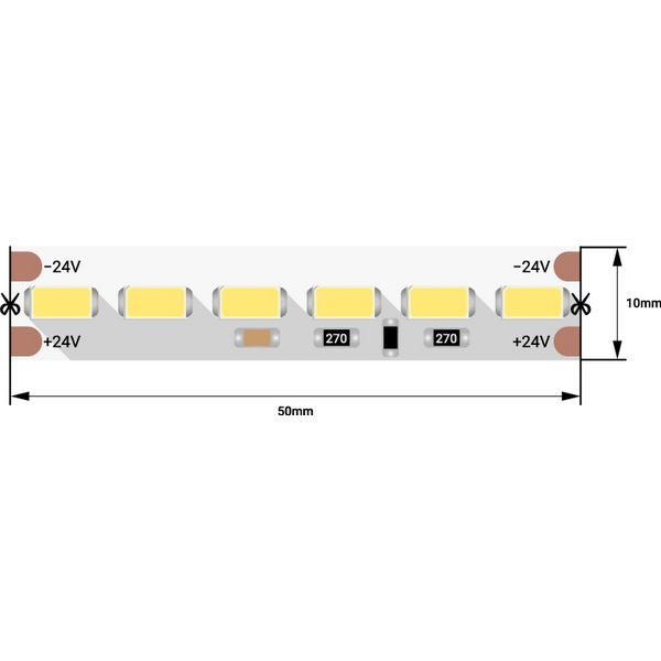 

Светодиодная лента DesignLed Lux DSG7120-24-W-33 (5 шт.), Lux DSG7120-24-W-33