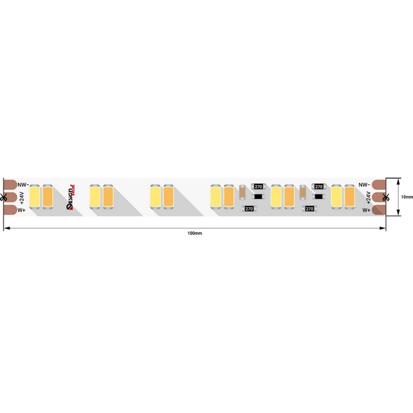 

Светодиодная лента DesignLed Lux DSG7120-24-W+WW-33 (5 шт.), Lux DSG7120-24-W+WW-33