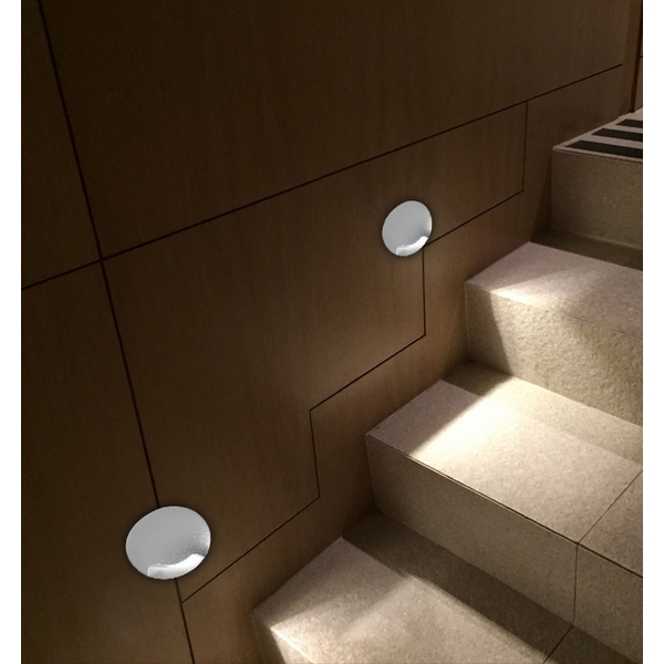 Подсветка ступеней лестницы светодиодная DesignLed COIN-3 GW-812-1-3-WH-WW