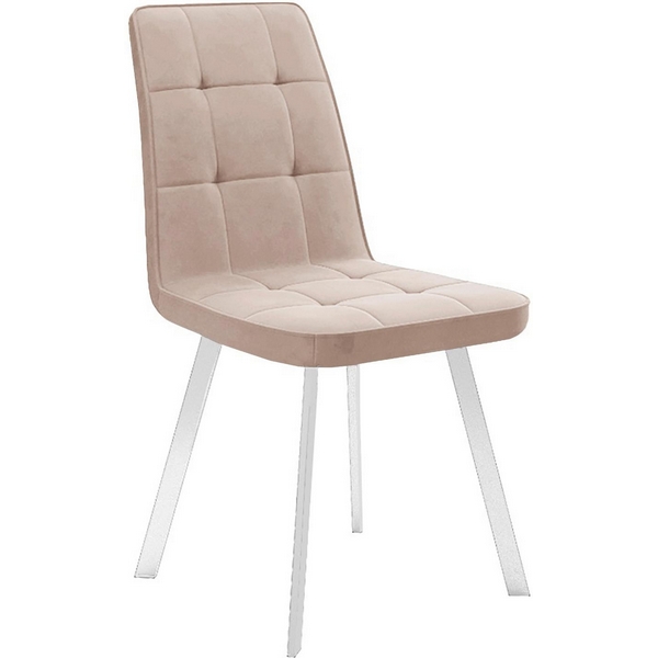 

Стул DikLine 207 B03 BEIGE, ножки белые арт.00-00060168 Dikline, 00-00060168