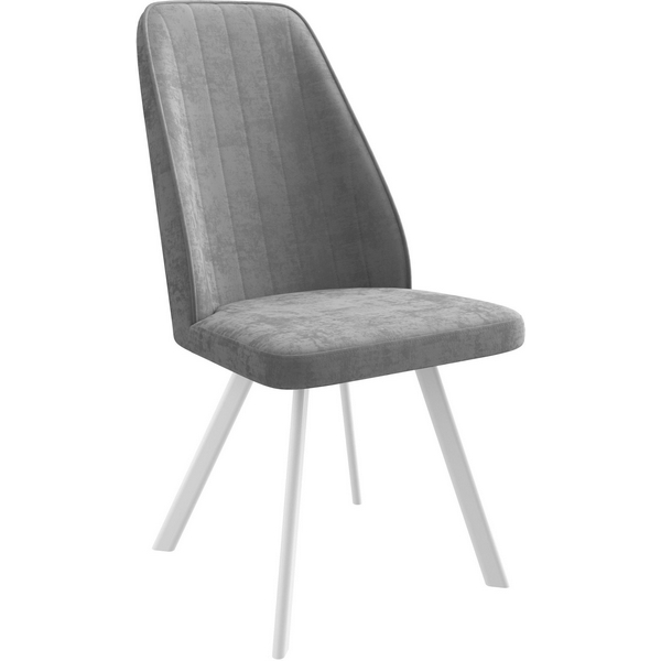 

Стул DikLine 326PRO B22 GREY, ножки белые 00-00070740 Dikline, 00-00070740