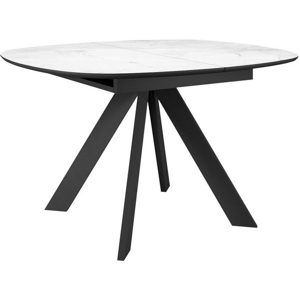 

Стол DikLine BK100 Керамика Белый мрамор/подстолье черное/опоры черные Dikline, 00-00072821