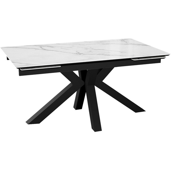 

Стол DikLine SFE140 Керамика Tianshan White (белый полуглянец)/подстолье черное/опоры черные (2 уп.) Dikline, 00-00076283