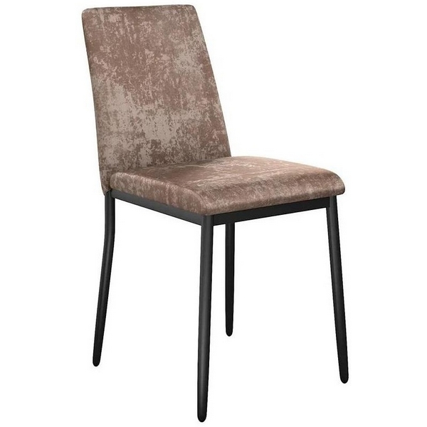 Изображение товара Стул DikLine 270 M05 шоколад с металлическими ножками и микровелюром