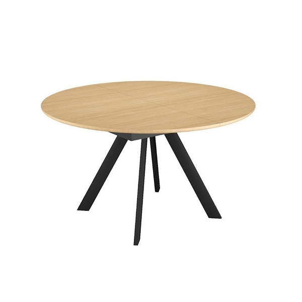 

Стол DikLine RD120 Дуб Каселла натуральный/опоры черные 00-00079995 (круглая столешница) Dikline, 00-00079995