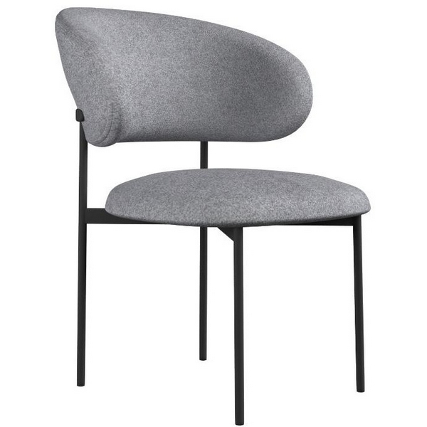 

Стул DikLine 201 NS10 GREY, ножки черные Dikline, 00-00082041