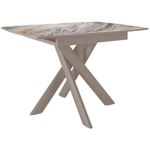 Стол DikLine DKB110, Керамика Venetian Brown Light глянец, опоры капучино 00-00086209 Dikline