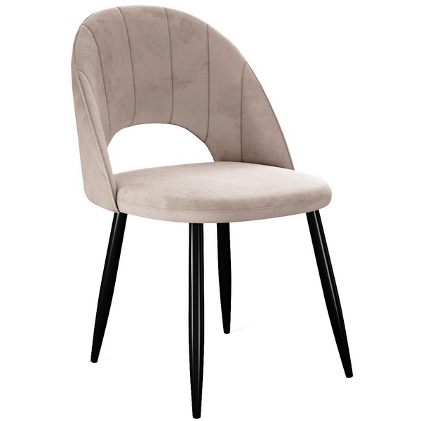 

Стул B03 BEIGE, ножки черные Dikline 00-00059228, 00-00059228