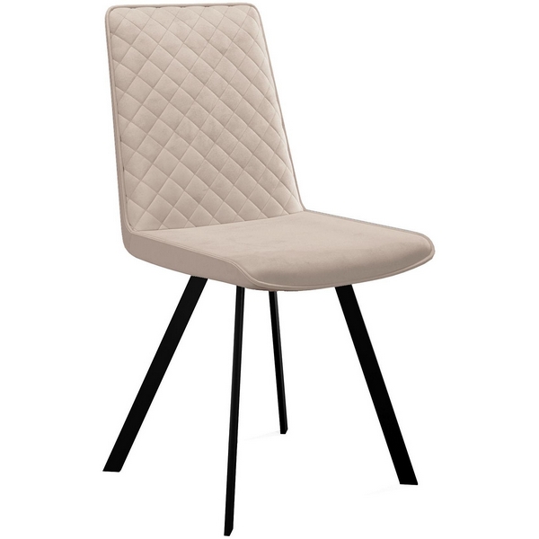 

Стул B03 BEIGE, ножки черные Dikline 00-00058892, Бежевый, 00-00058892
