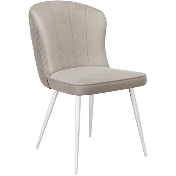 

Стул B03 BEIGE, ножки белые Dikline 00-00060781, 00-00060781