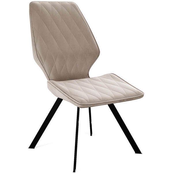 

Стул 242M B03 BEIGE/ ножки черные Dikline 00-00062373, Бежевый, 00-00062373