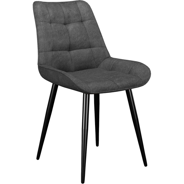 

Стул 206М PRADO5 GREY, ножки черные Dikline 00-00062237, 00-00062237