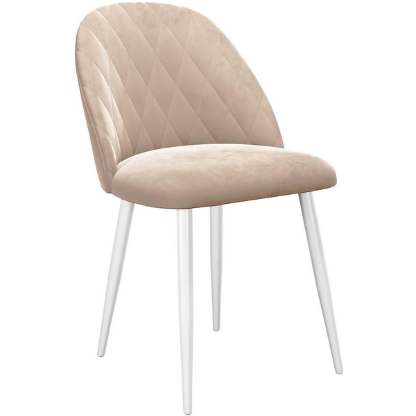 

Стул DikLine 302 B03 BEIGE, ножки белые Dikline, 302 00-00061953