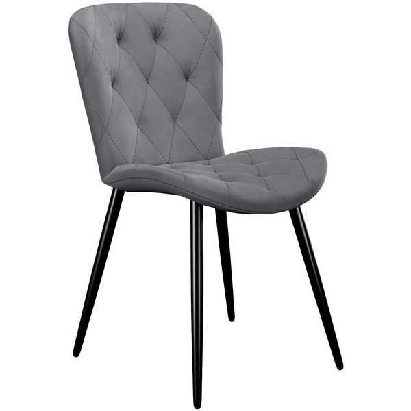 

Стул DikLine 303 B22 GREY ,ножки черные Dikline, 303 00-00061947