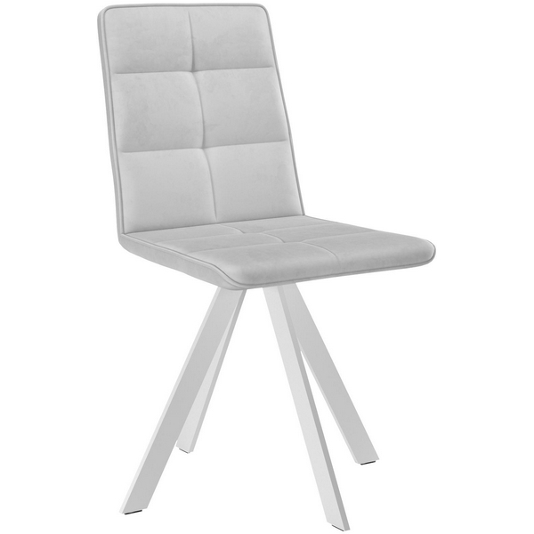 

Стул DikLine 230 поворотный B22 GREY, ножки белые Dikline, 230 00-00066558