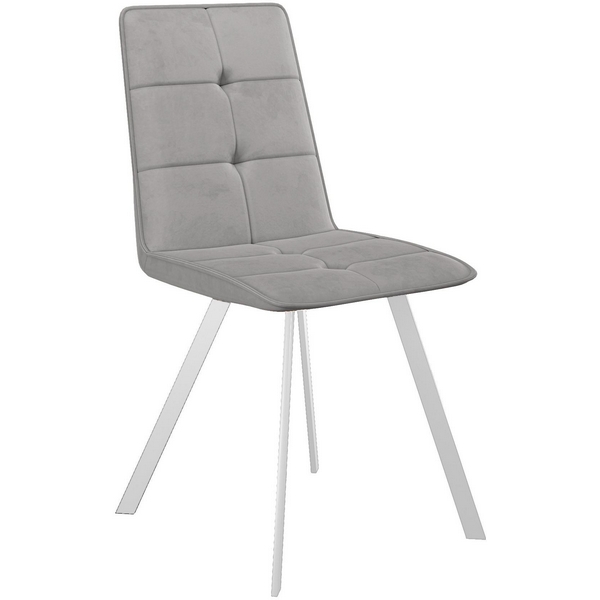 

Стул DikLine 280 B22 GREY, ножки белые Dikline, 280 00-00068992