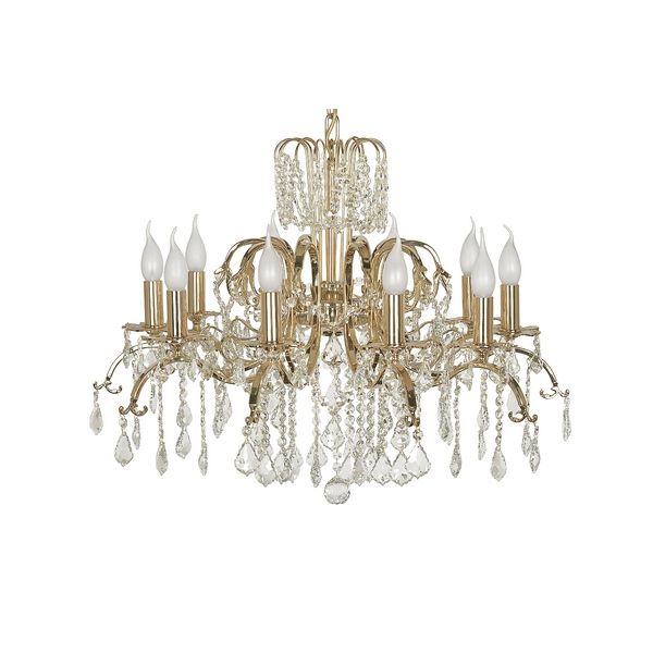 

Подвесная люстра Alessandria E 1.1.10.400 G (Dio D'Arte), Золото, Alessandria Alessandria E 1.1.10.400 G