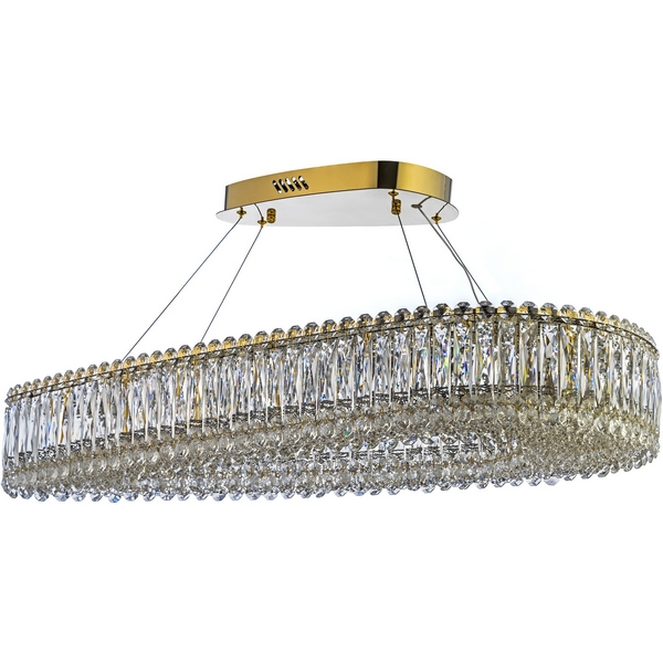 

Подвесная люстра хрусталь LED Dio D'Arte Entratico Entratico L 1.5.95x45.100 G, Прозрачный, Entratico Entratico L 1.5.95x45.100 G