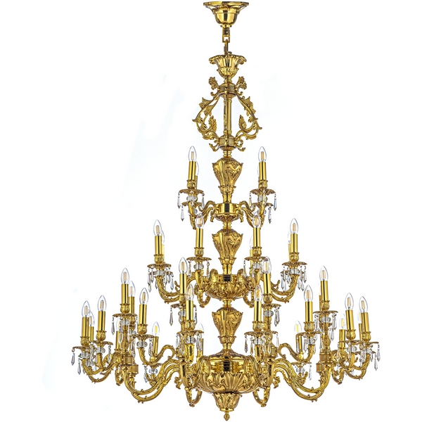 

Подвесная люстра большая Dio D'Arte Estrada Estrada E 1.1.36.200 G, Золото, Estrada Estrada E 1.1.36.200 G