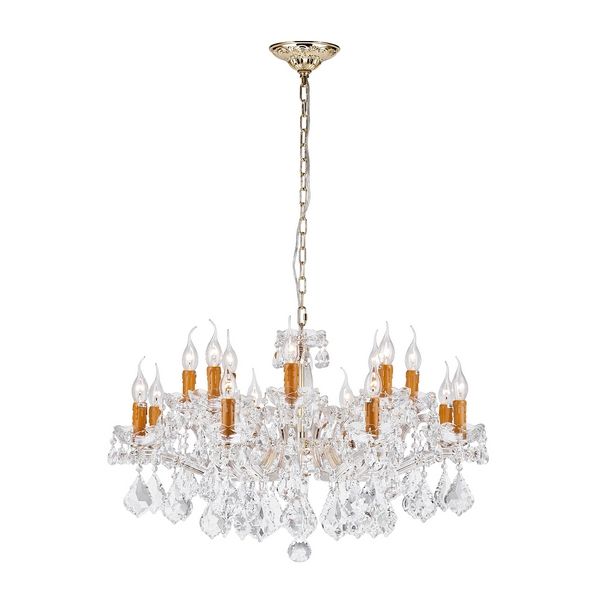 

Подвесная люстра хрусталь Galliano E 1.1.16.400 G (Dio D'Arte), Прозрачный, Galliano Galliano E 1.1.16.400 G