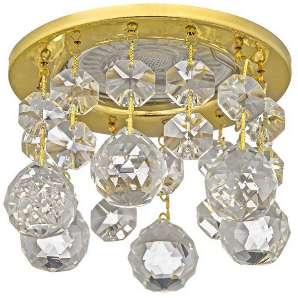 

Встраиваемый светильник хрустальный Dio D'Arte Osimo Gold Osimo GU10.5.14.8.718 G, Прозрачный;золото, Osimo Gold Osimo GU10.5.14.8.718 G