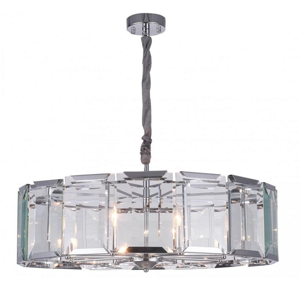

Подвесная люстра хрусталь 1100/02 SP-8 Divinare Ostin, Хром, Ostin 1100/02 SP-8