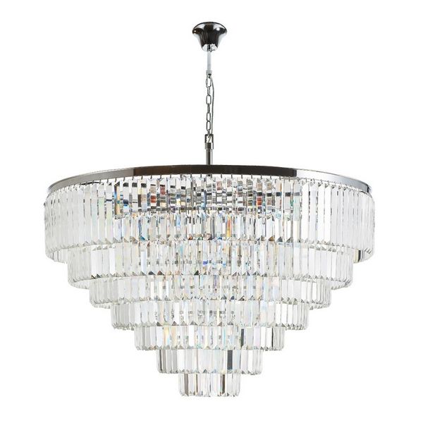 

Подвесная люстра хрусталь 3001/02 LM-25 Divinare Nova, Хром, Nova 3001/02 LM-25
