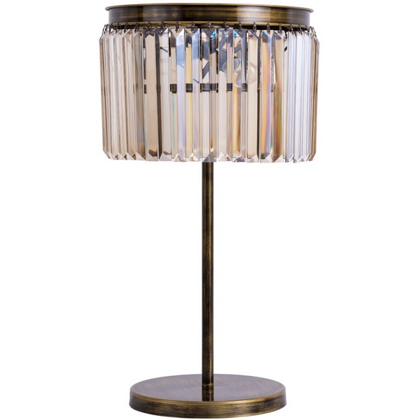

Интерьерная настольная лампа хрустальная 3005/23 TL-3 Divinare Nova, Бронза, Nova 3005/23 TL-3