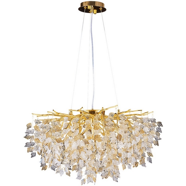 

Подвесная люстра Divinare Salice 3136/01 SP-8, Янтарный, Salice 3136/01 SP-8