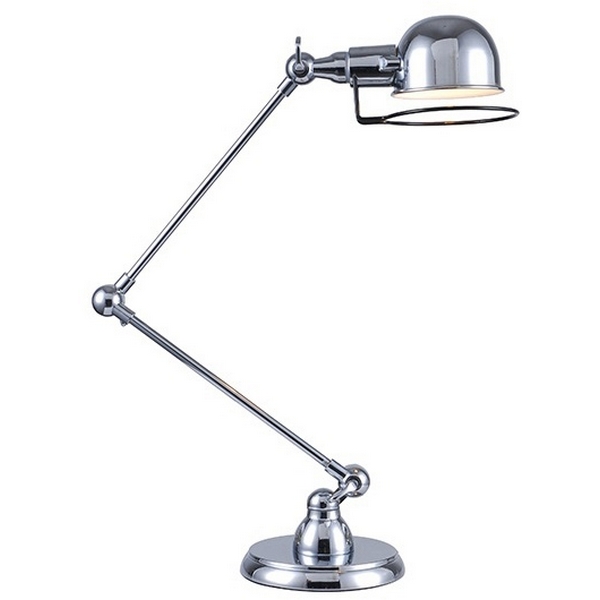 

Офисная настольная лампа KM037T-1S DeLight Collection Table lamp chrome, Хром, Table lamp KM037T-1S chrome