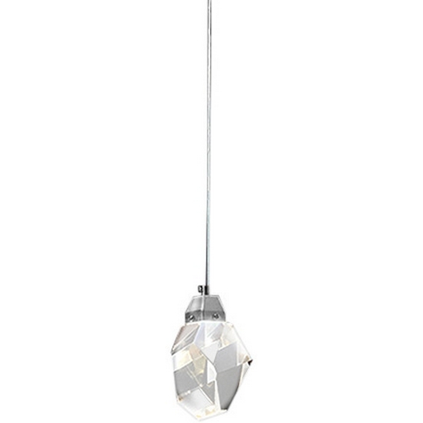 

Подвесной светильник светодиодный MD-020B-1 DeLight Collection Crystal rock chrome, Хром, Crystal rock MD-020B-1 chrome