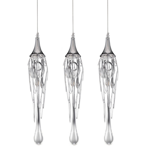 

Подвесной светильник P68009L-3 DeLight Collection Goddess Tears chrome, Хром, Goddess Tears P68009L-3 chrome