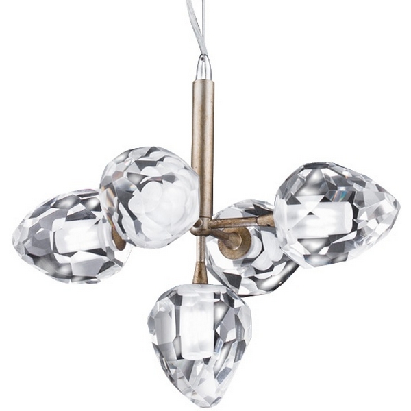 

Подвесная люстра the Rocks P68038M-5 DeLight Collection On gold, Золото, On the Rocks P68038M-5 gold