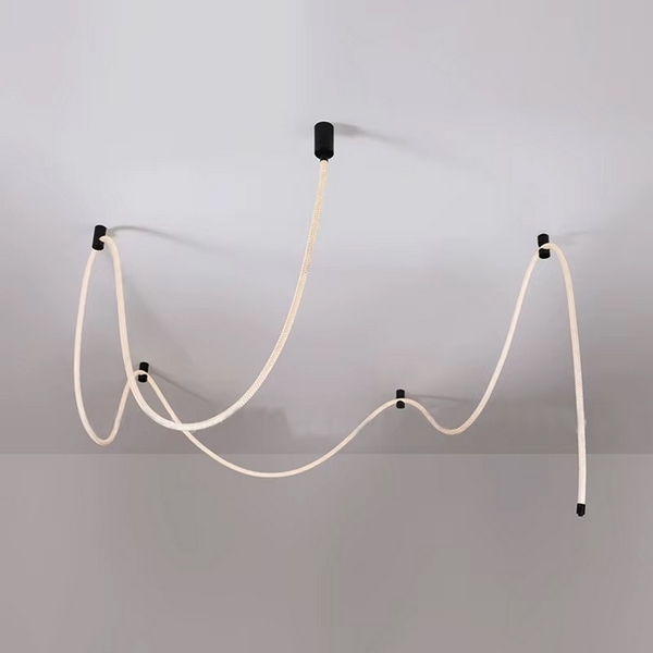 

Подвесной светильник светодиодный с гибким неоном Delight Collection 10521 10521C/5M black/white DeLight Collection, Черно-белый, 10521 10521C/5M black/white