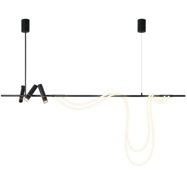 Изображение товара Светильник подвесной DeLight Collection 7242P/L1200 black/white с гибким неоном