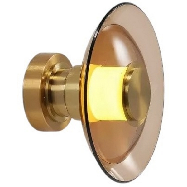 Изображение товара Светильник Deligt Collection 8665W/S gold/amber - LED, янтарь, золото, модерн