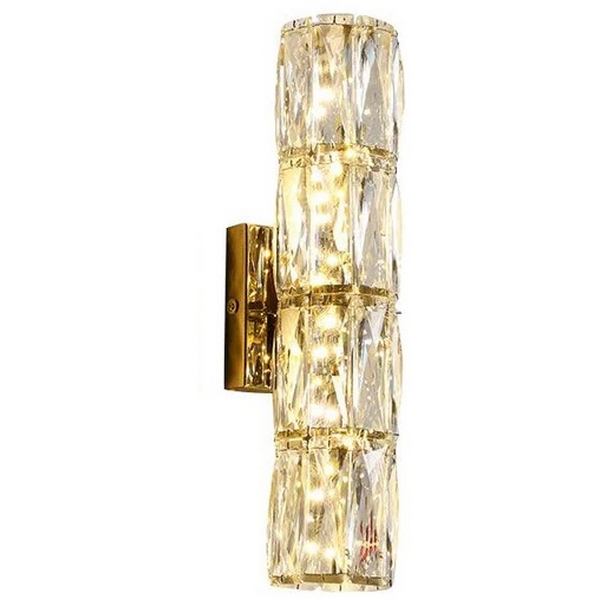 

Бра хрустальное Delight Collection Wall lamp A06W/4 gold/clear DeLight Collection, Прозрачный;золото, Wall lamp A06W/4 gold/clear
