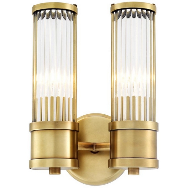 

Бра Delight Collection Claridges BRWL7001-2-AB DeLight Collection, Латунь, Claridges BRWL7001-2-AB