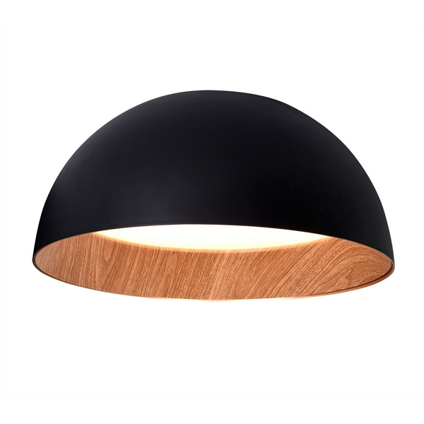 

Потолочный светильник круглый светодиодный Delight Collection 020 C0207-500A black/wood DeLight Collection, Черный, 020 C0207-500A black/wood