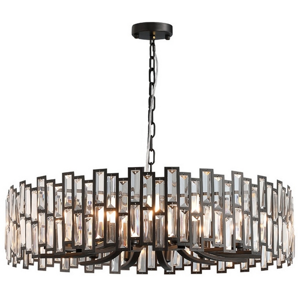 

Подвесная люстра Delight Collection Bertola D8524P/L black/clear DeLight Collection, Черный, Bertola D8524P/L black/clear