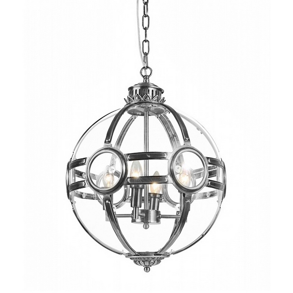 

Подвесная люстра Delight Collection Hagerty KG0516P-4 steel DeLight Collection, Hagerty KG0516P-4 steel