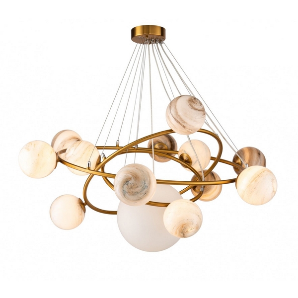 

Подвесная люстра Delight Collection Planet KG1122P-13A brass DeLight Collection, Латунь, Planet KG1122P-13A brass
