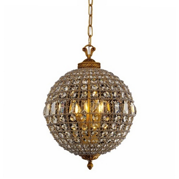 

Хрустальный подвесной светильник KR0108P-3 DeLight Collection 108 antique brass, 108 KR0108P-3 antique brass