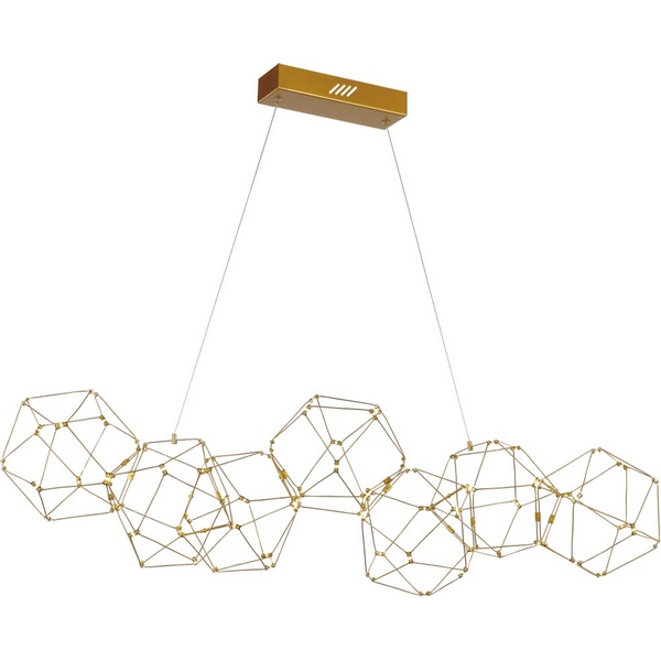 

Подвесная люстра светодиодная Delight Collection Lucciola MD18001068-7A matt gold DeLight Collection, Золото, Lucciola MD18001068-7A matt gold