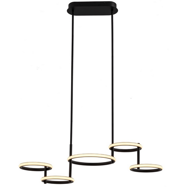 

Подвесная люстра светодиодная на штанге Delight Collection MD20001002 MD20001002-5A matt black кольцо DeLight Collection, Черный, MD20001002 MD20001002-5A matt black