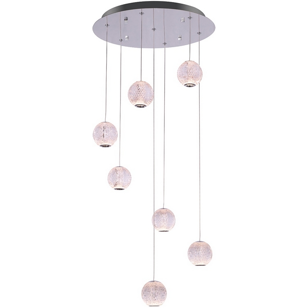 

Подвесной светильник светодиодный Delight Collection Elliot Diamante MD20001012-7A chrome в форме шара DeLight Collection, Хром, Elliot Diamante MD20001012-7A chrome