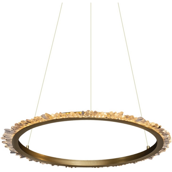 

Подвесной светильник светодиодный хрустальный Delight Collection Quartz Halo MD20020154-1B satin gold DeLight Collection, Золото, Quartz Halo MD20020154-1B satin gold