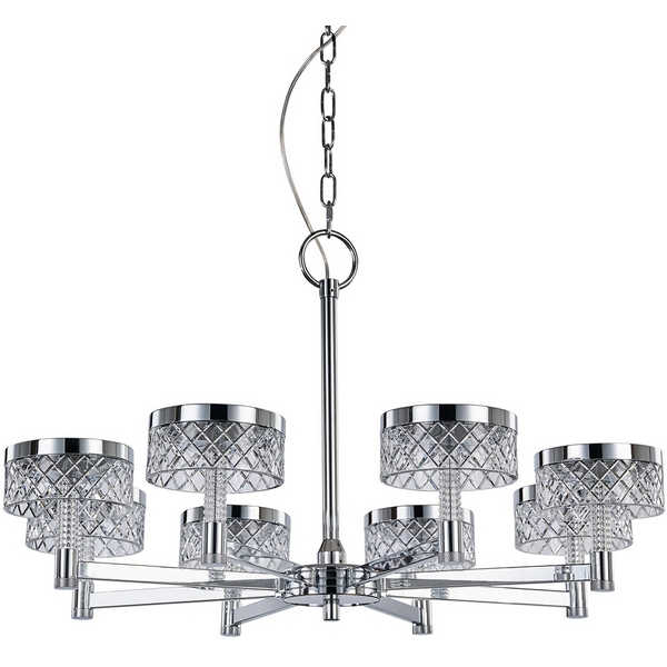 

Подвесная люстра светодиодная Delight Collection Diamond cut MD21020075-8A chrome DeLight Collection, Хром, Diamond cut MD21020075-8A chrome
