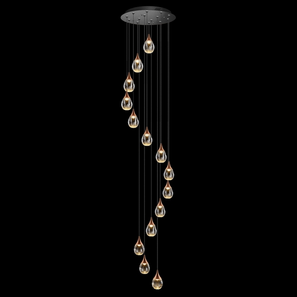 

Подвесной светильник светодиодный Delight Collection Stilla MD24001004-14A copper/clear DeLight Collection, Медь, Stilla MD24001004-14A copper/clear